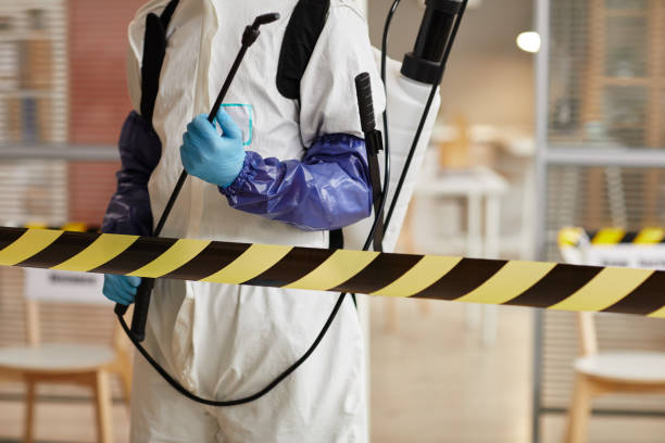 Professional Biohazard Cleanup technician working in Alexandria, SD